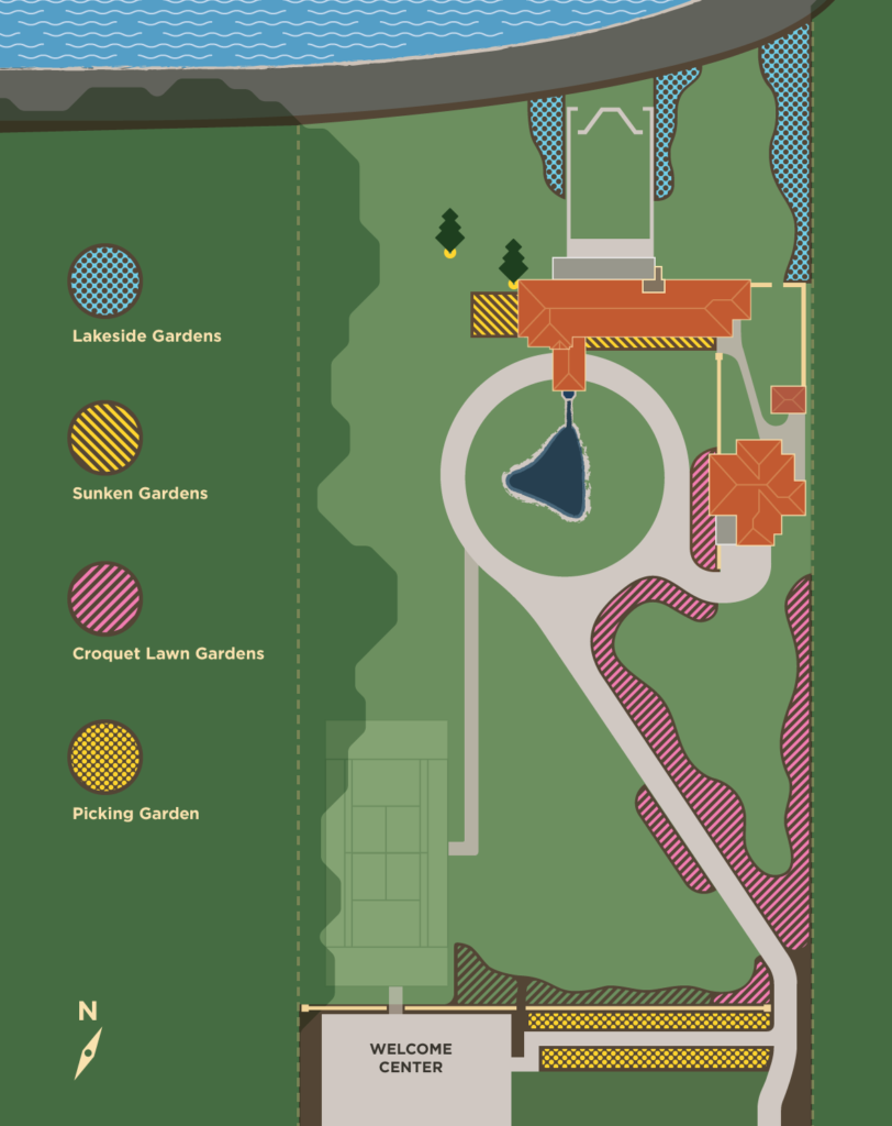 Map of the Gardens at Graycliff